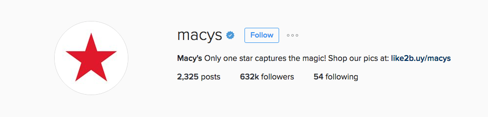 Macy's Instagram Profile Picture