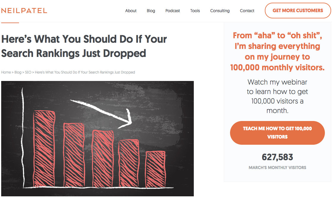 Example of Blog with Industry Authority