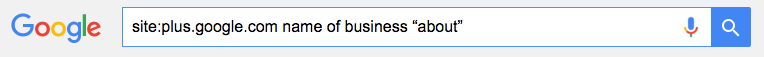 local google search operator