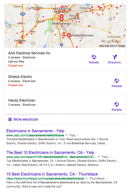 social signals dominate search results