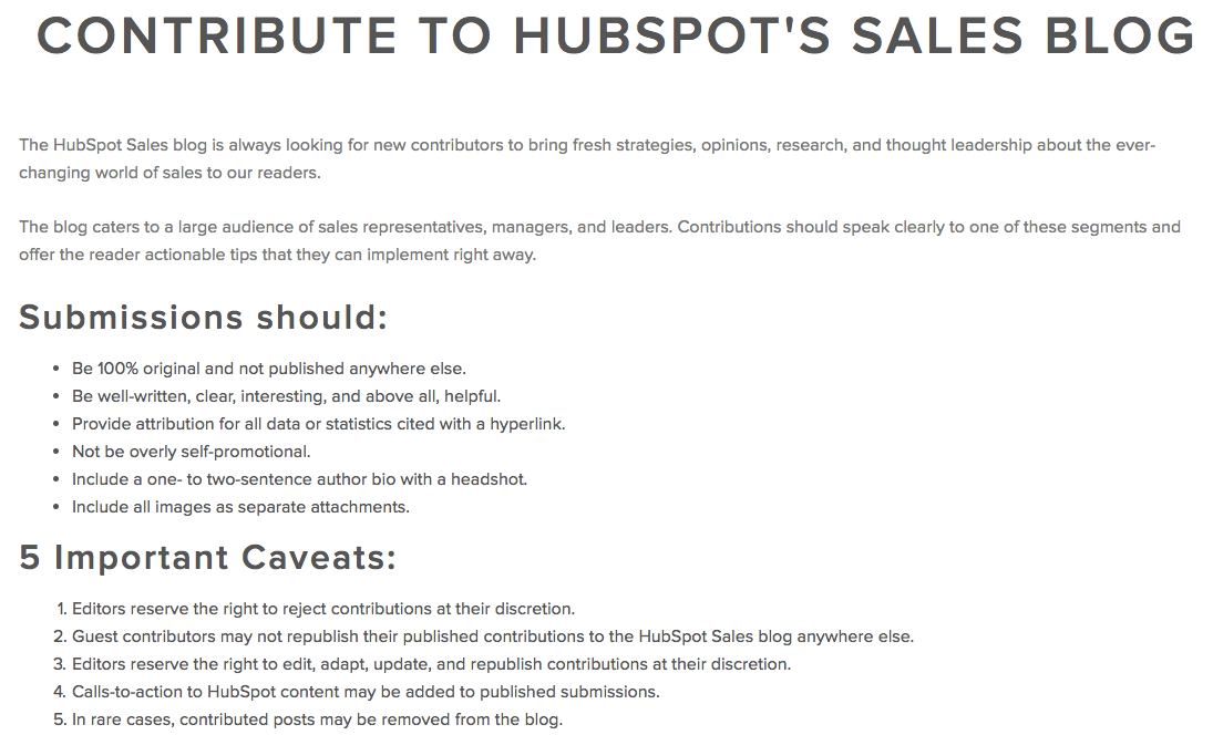 Guest Post Guidelines