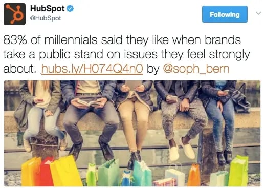 Example of Blog Post Shared on Social Media