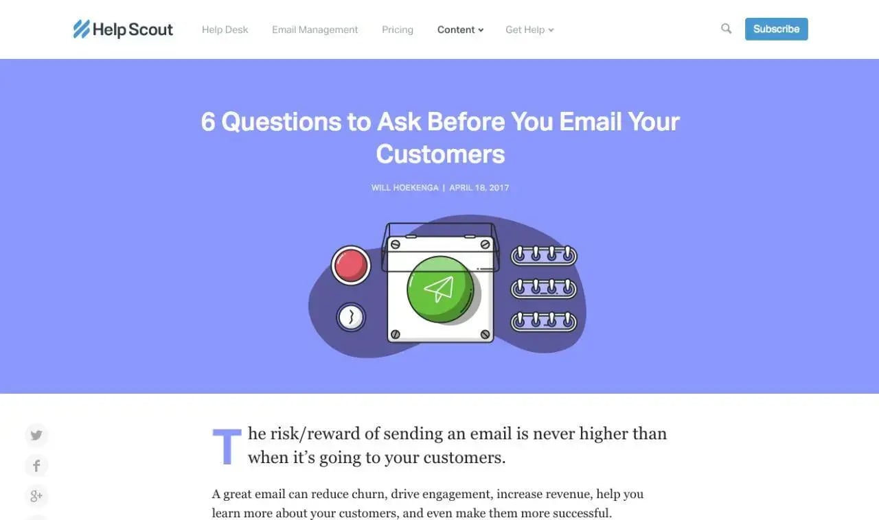 Example of a blog post.