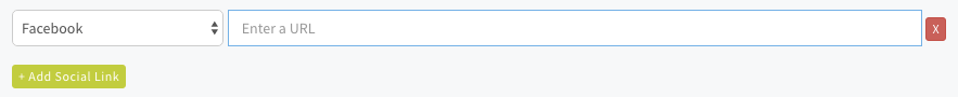 Add social link in Clickx App