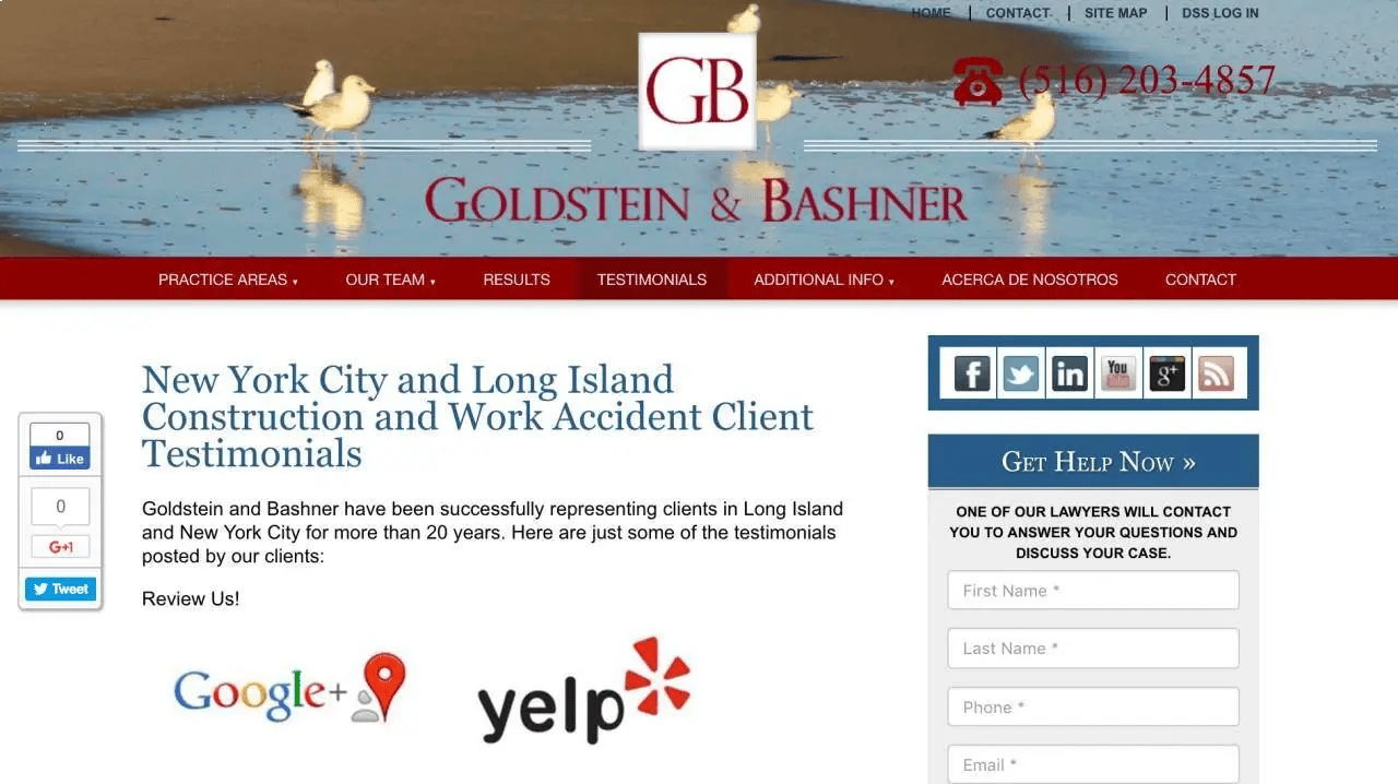 Example of displaying certifications and trust marks