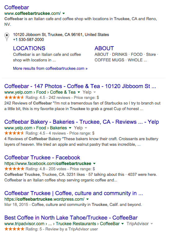 good local search presence
