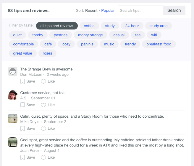 squarespace review example