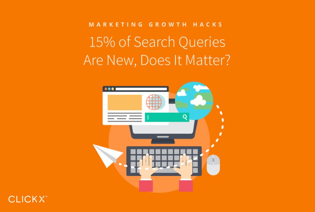 15% of Search Queries Are New, Does It Matter?