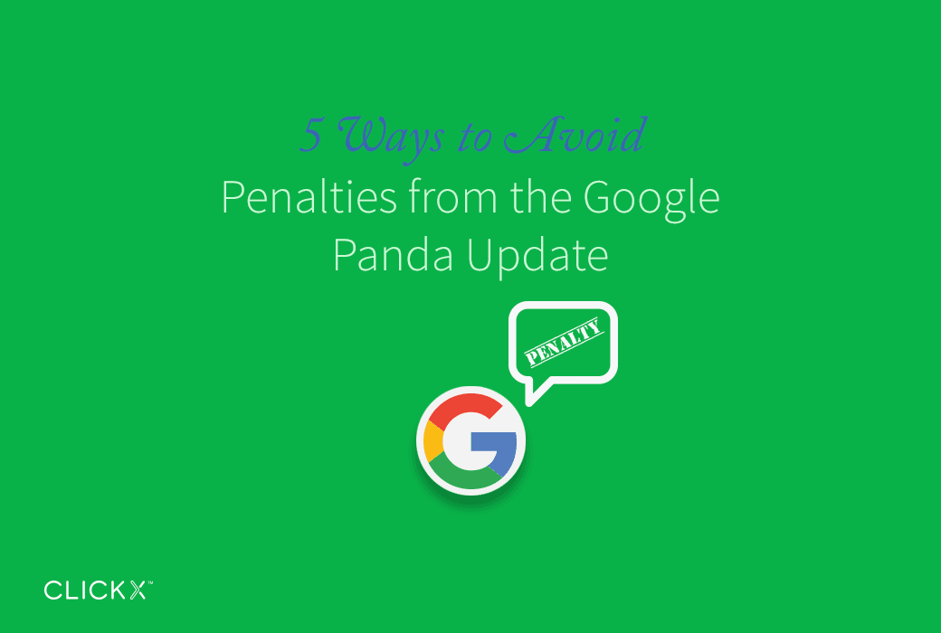 5 Ways to Avoid Penalties from the Google Panda Update