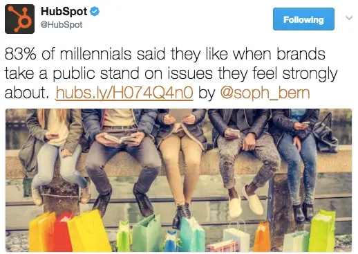 Example of Blog Post Shared on Social Media