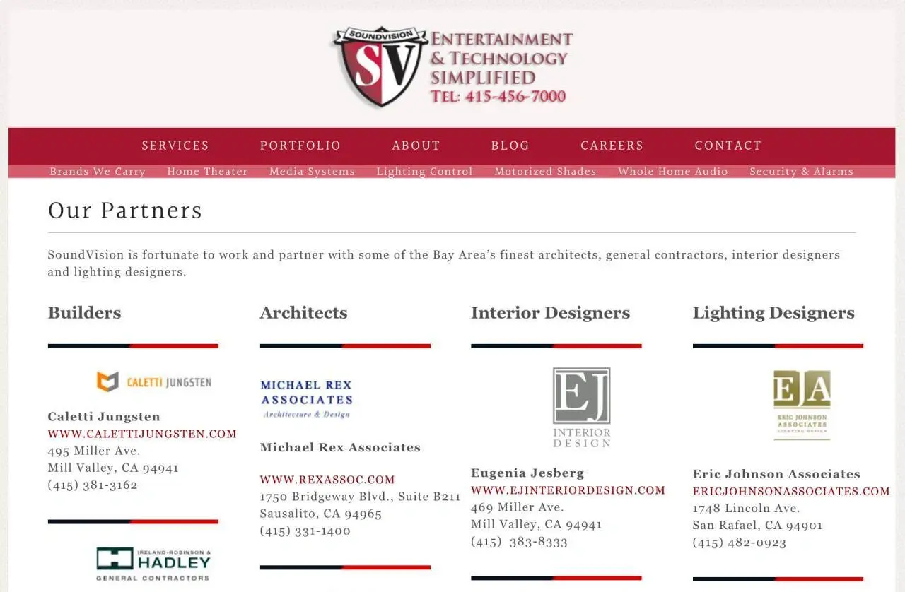 Example of highlighting industry partners