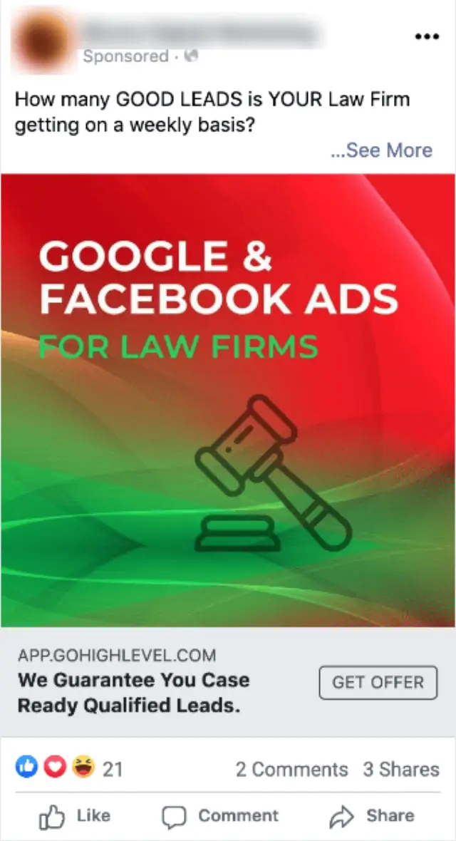 Agency campaign example 3