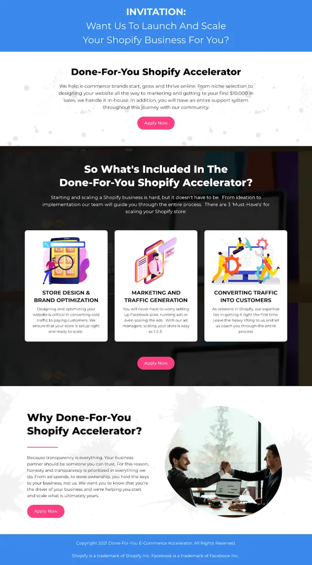 Agency funnel example 1