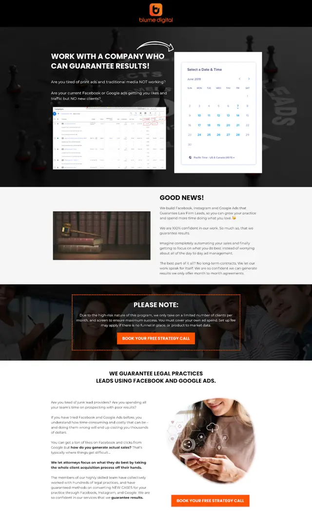 Agency funnel example 3