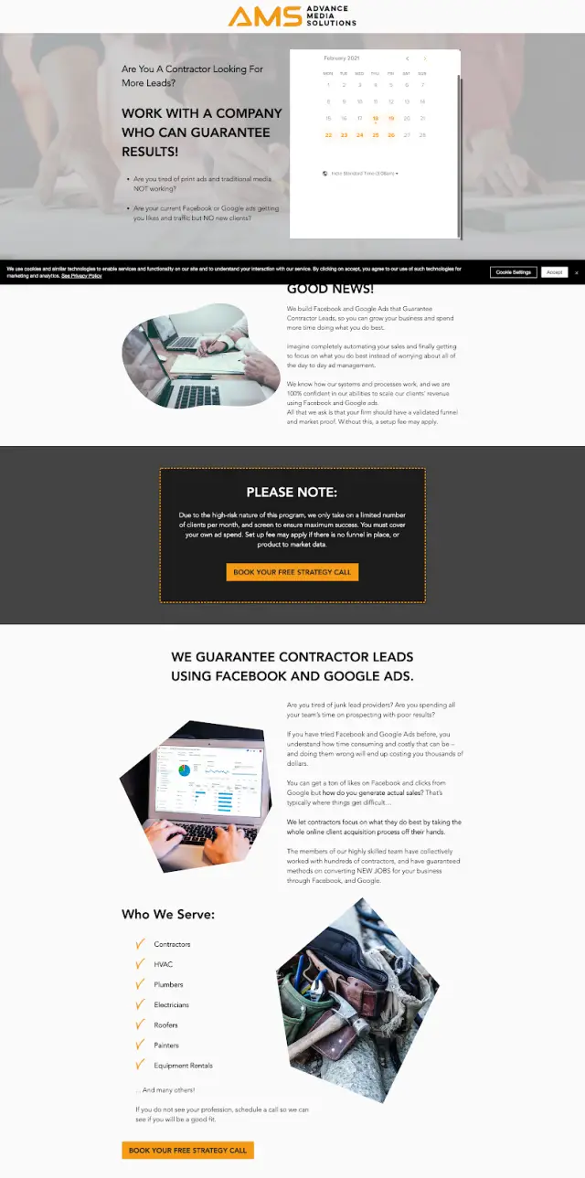 Agency funnel example 4