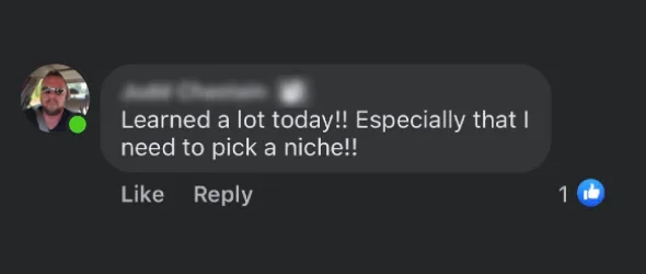 Clickx client celebrating first $10K month