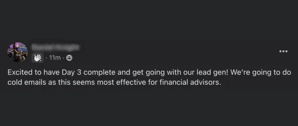 Agency scaling testimonial — Clickx support team