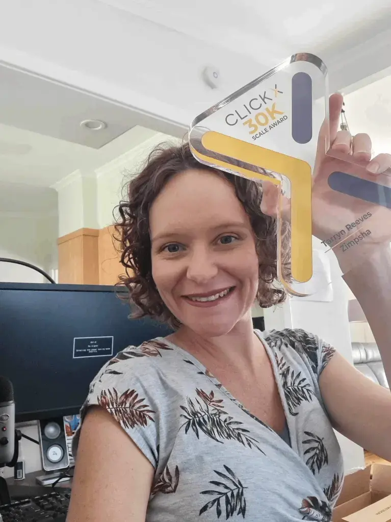 Tarryn R. — Clickx Scale Award Winner